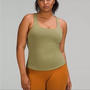 Lululemon Instill Tank Top Bronze Green